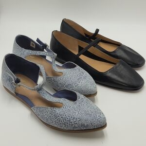2 pair US12 Womens Ballet Flats Madewell & TOM'S